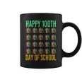 Books School Teacher Student Happy 100th Day Of School Graphic Print Coffee Mug