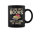 I Like My Books With a Side Of Panic Thriller Graphic Print Coffee Mug