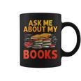 Bookworm Art For Men Women Book Reading Lover Bookish Graphic Print Coffee Mug