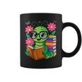 Bookworm Costume Kawaii Reading Worm For World Book Day Graphic Print Coffee Mug