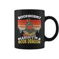 Bookworm Please I'm A Book Dragon Bookworm Book Lovers Graphic Print Coffee Mug