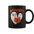 Booooks Boo Ghost Book Library Halloween Students Teachers Men Women Kids Graphic Print Coffee Mug