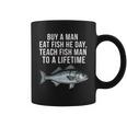 Buy A Man Eat Fish He Day Teaching Fish Man To A Lifetime Fish コーヒーマグ