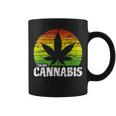 Cannabis ヴィンテージ 麻葉 レトロ マリファナ コーヒーマグ