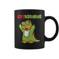 Catasaurus T-Rex Cat Kitten Dinosaur Feline Dino Dragon コーヒーマグ