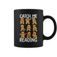 Catch Me Reading Christmas Gingerbread Man Teacher Book Graphic Print Coffee Mug Catch Me Reading Christmas Gingerbread Man Teacher Book Graphic Print Coffee Mug