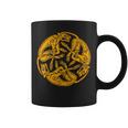 Celtic Book Of Kells Trinity Hounds Graphic Print Coffee Mug