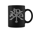 Chi Rho Christogram Alpha And Omegaアンティーク調 コーヒーマグ