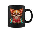 Chihuahua Reading a Book Dog Graphic Print Coffee Mug