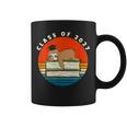 Class Of 2027 Meme Sloth Graduation Cap Sleeping On Books Graphic Print Coffee Mug