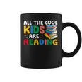 All The-Cool Kids Are Reading Teacher Book Lover Librarian Graphic Print Coffee Mug