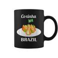 Coxinha 伝統的なブラジル料理 ブラジル国旗 コーヒーマグ