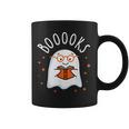 Cute Ghost Reading Book Booooks Teacher Halloween School Kid Graphic Print Coffee Mug