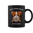 Don't Judge A Book By Its Cover Reading Jack Russell Terrier Graphic Print Coffee Mug