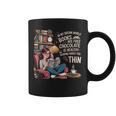 In My Dream World Books Are Free Chocolate Is Healthy Graphic Print Coffee Mug In My Dream World Books Are Free Chocolate Is Healthy Graphic Print Coffee Mug
