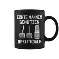Echte Männer Benutzen Drei ペデール 旧車 手動運転 コーヒーマグ