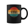 メンズ Evan 名称 レトロ・ヴィンテージ・サンセット 限定版 コーヒーマグ