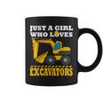 Excavadora Regalo Chicas Construcción Regalos Taza de café
