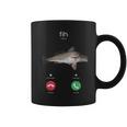 Fih Calling スペルミスフィッシュ 電話を受け入れる 魚 コーヒーマグ