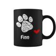 Finn Dog Paw Best Puppy Dog Finn Dog Lover コーヒーマグ