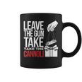 Leave The Gun Take The Cannoli メンズ レディース イタリア国旗 コーヒーマグ