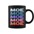 Modern Repeated Text Moe コーヒーマグ