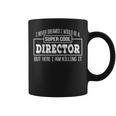 uper Cool Director 面白いギフト コーヒーマグ