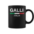 Galli イタリア製 ファミリーネーム イタリア 国旗 長袖tシャツ コーヒーマグ