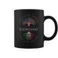 Giordano ファミリーネーム アメリカ栽培 イタリア ルーツ イタリア 国旗 コーヒーマグ