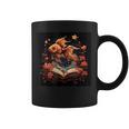 Goldfish Reading A Book Graphic Print Coffee Mug