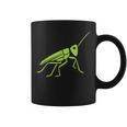 Grasshopper ミニマリストのバッタかわいい昆虫小さなバッタ コーヒーマグ