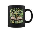 Groovy It's Good Luck To Read St Patrick's Day Book Lucky Graphic Print Coffee Mug