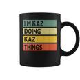 I'm Kaz Doing Kaz Things 面白い名言 コーヒーマグ