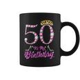 It's My 50Th Birthday Queen Tiarahoes 50歳 Old Bday ギフト コーヒーマグ