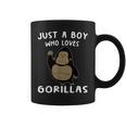 Just A Boy Who Loves Gorillas Gorilla Lover コーヒーマグ