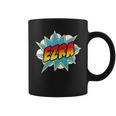 Kids Boys Ezra Comic Book Superhero Name Graphic Print Coffee Mug