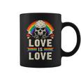 Lgbtプライド、レインボー、ハードギター音楽 コーヒーマグ