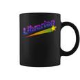 Librarian Books Retro 80s Style Reading Book Lover Graphic Print Coffee Mug