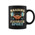 Librarian Reading Is My Favorite Sport Book Lover Graphic Print Coffee Mug