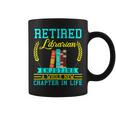 Librarian Retirement Retired Book Coworker Former 2025 Graphic Print Coffee Mug