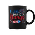 I Like How He Bangs マッチング カップル 4Th Of July 花火 コーヒーマグ