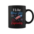 I Likehe Explodes Fireworks 4Th Of July カップル コーヒーマグ