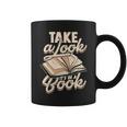 Take a Look It's In a Book Author History Reading Graphic Print Coffee Mug