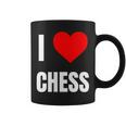 I Love Chess ハートギフト メンズ レディース キッズ アパレル 服 コーヒーマグ