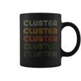 Love Heart Cluster グランジ ビンテージスタイル ブラック クラスター コーヒーマグ