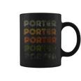 Love Heart Porter グランジビンテージスタイル ブラック ポーター 長袖tシャツ コーヒーマグ