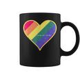 Love Is Love レインボーハート コーヒーマグ