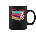 I Love Reading Book Heart Love Books Library Graphic Print Coffee Mug