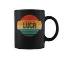 Luca 名称 レトロ・ヴィンテージ・サンセット 限定版 コーヒーマグ