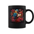 Macaw Reading A Book Graphic Print Coffee Mug Macaw Reading A Book Graphic Print Coffee Mug